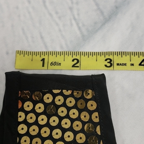 Vintage Petite Impressions Gold Black Sequin Tank - Picture 10 of 10